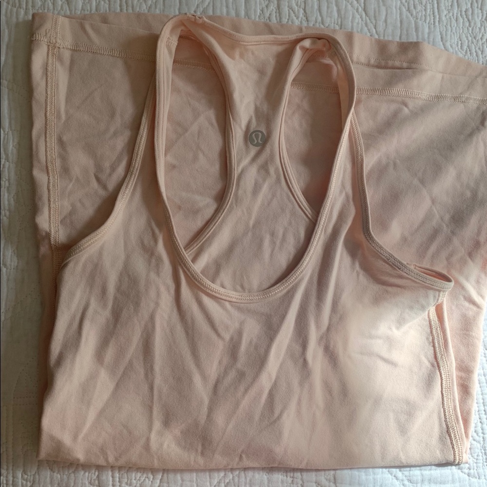 Pink Lululemon Racerback Tank